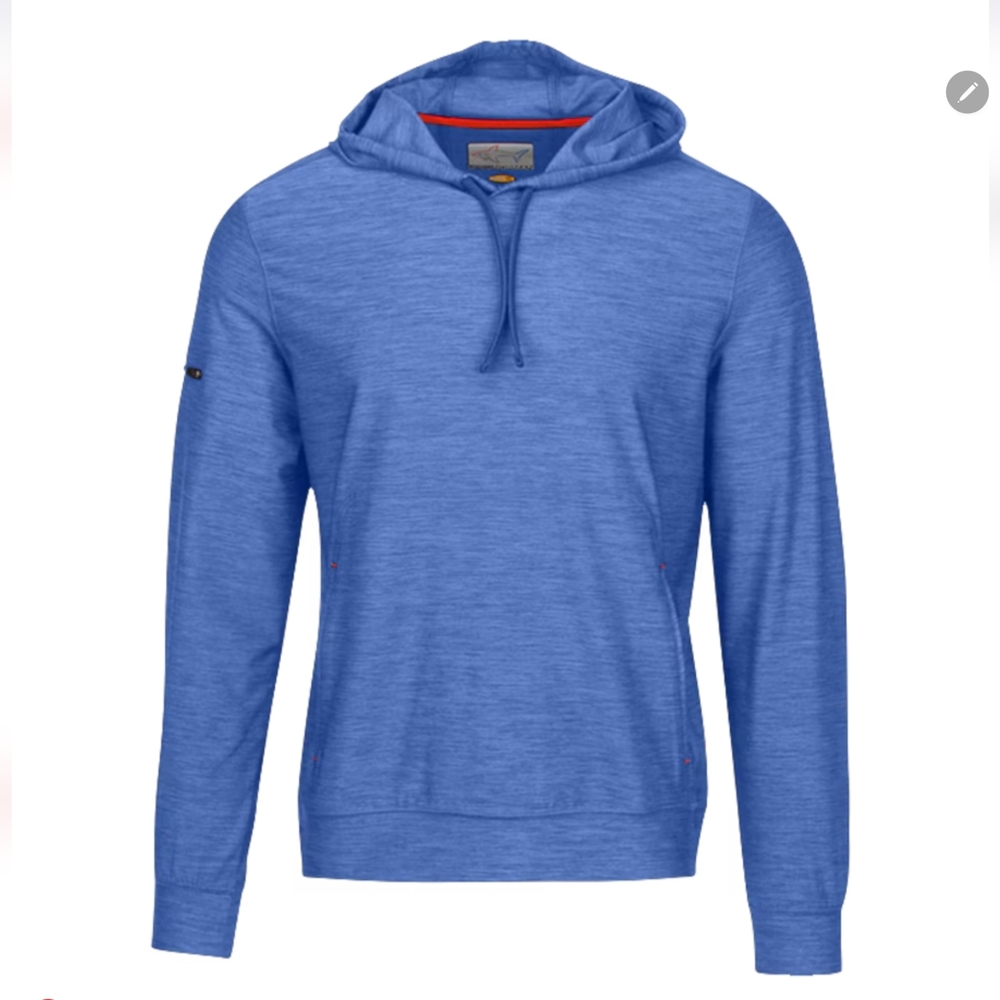 Greg Norman Collection Blue Lightweight Shirt Jacket